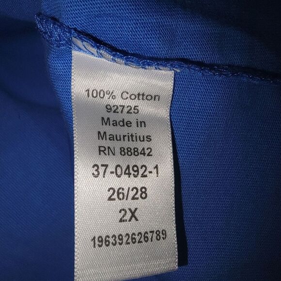 Roaman's Lattice Sleeve Long Sleeve t-shirt size 26/28 - Picture 5 of 5